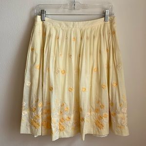 Banana Republic embroidered skirt